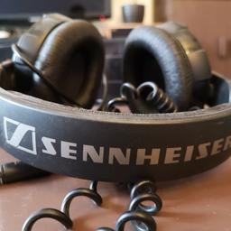 Large Sennheiser headphones in good condition.