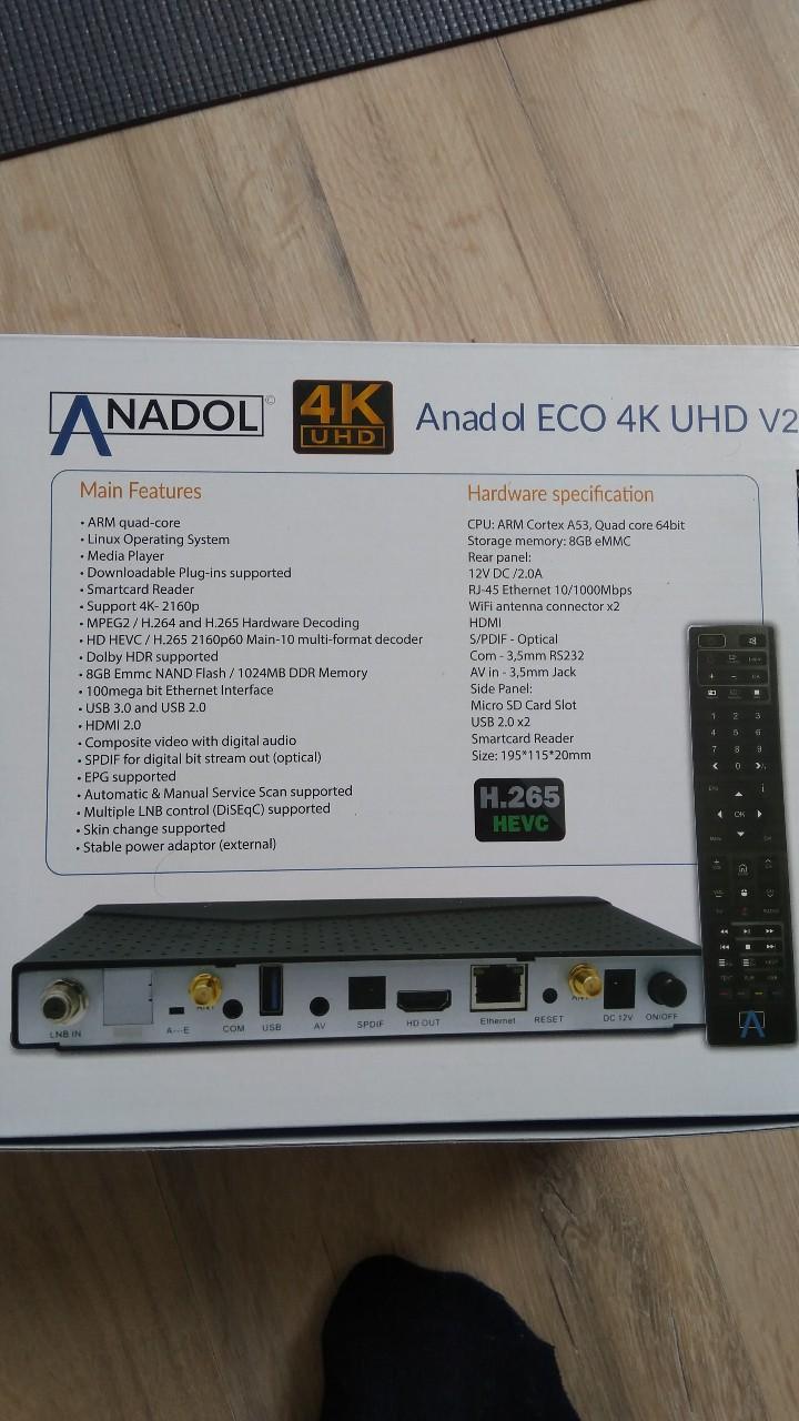 2x Anadol ECO 4K UHD V2 Sat Receiver in 2821 Lanzenkirchen für € 160,00