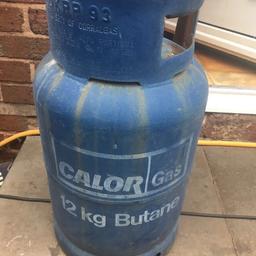 Butane gas bottle 12kg still has gas in it
Not sure how much I think quarter or more
Save £38 hire charge for buying gas with out a empty bottle to exchange for a full one