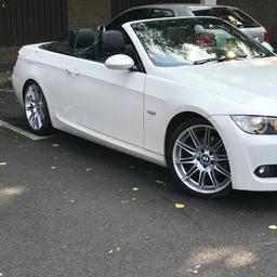 BMW 3 SERIES AUTO 2.0 320D M SPORT HIGHLINE CONVERTIBLE 2DR DIESEL
Bmw 320D M SPORT highline AUTOMATIC convertible Diesel for sale.
clean in & out.
Genuine mileage.
just passed MOT SO got 12 months MOT.
FULL SERVICE HISTORY just serviced it in July so no need to do the service for the year.
reliable car.
Head turner wherever it goes.
Remote roof open faultless.
TWO KEYS.
HPI CHECK CERTIFICATE available.
Private plate will be off the car soon.
Can contact me on 07988711576