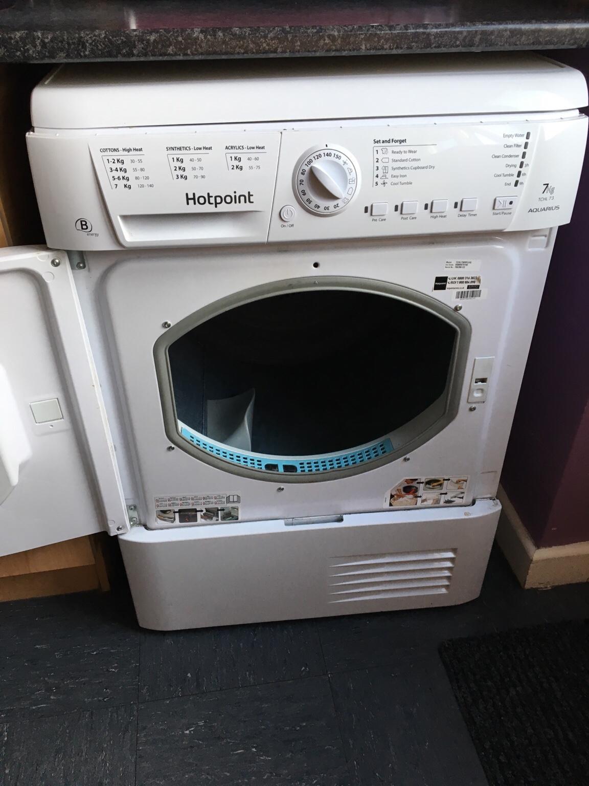 Hotpoint Aquarius 7kg condenser tumble dryer in WA7 Runcorn for £30.00