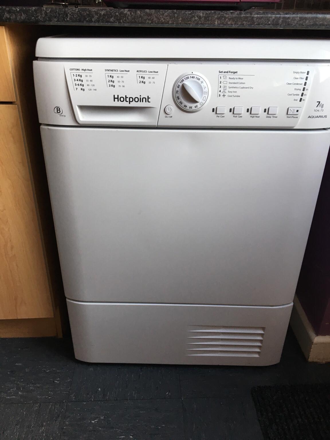 Hotpoint Aquarius 7kg condenser tumble dryer in WA7 Runcorn for £30.00