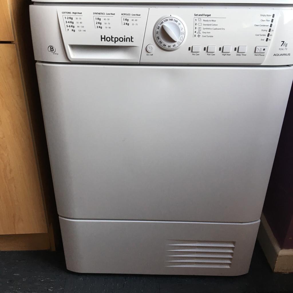 Hotpoint Aquarius 7kg condenser tumble dryer in WA7 Runcorn for £30.00
