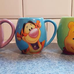Three large Disney mugs.
Great condition