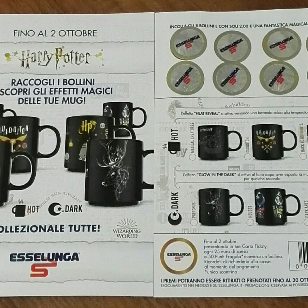 Tazze Mug esselunga Harry Potter in 20134 Milano for €5.00 for sale
