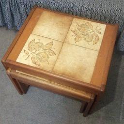3 hard wood sturdy tables,top surface is made of tiles,the tables are very good condition and good quality.
open to reasonable offers collection from handsworth or ackocks green. 