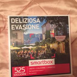 Smartbox - Deliziosa evasione
Prezzo di vendita € 69,90, lo vendo a 55€ TRATTABILI
Nuovo ancora con la pellicola, non è mai stato aperto ed è stato acquistato a fine giugno.