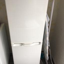 Fridge freezer in okay condition, works fine selling because I have got a bigger one rather than having separate ones needed to make space For new dryer. I have a number for someone who can deliver for a small charge if you have no transport.