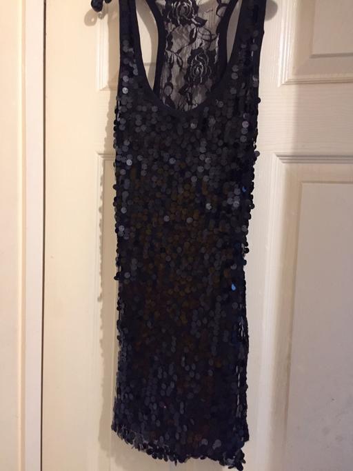 Buy & Sell Essex Chelmsford - Photos for Black sequin racer back sequin/lace top small