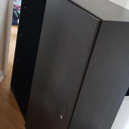 Small wardrobe.
We use it for kids room. We just move and don't have space for it.
It has also the other door :). It has shelves inside.
Good condition. Some scratches.