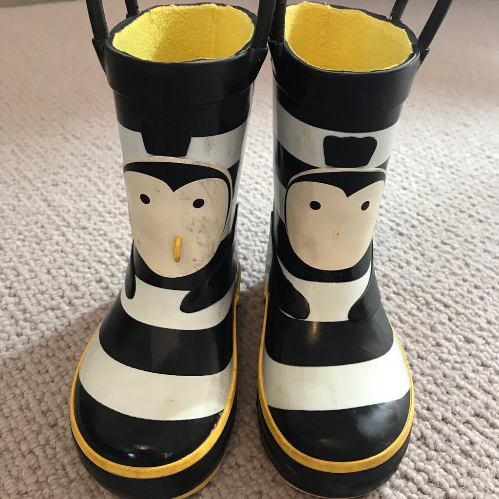 Aldi shop penguin wellies