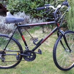 Good condition. 
Professional black Russian mtb.
21 inch frame. 
26 inch alloy wheels. 
15 speed. 
Gel seat. 
Bell. 
Free new lock included. 
Can deliver for small fee. 
Check out my other bikes.