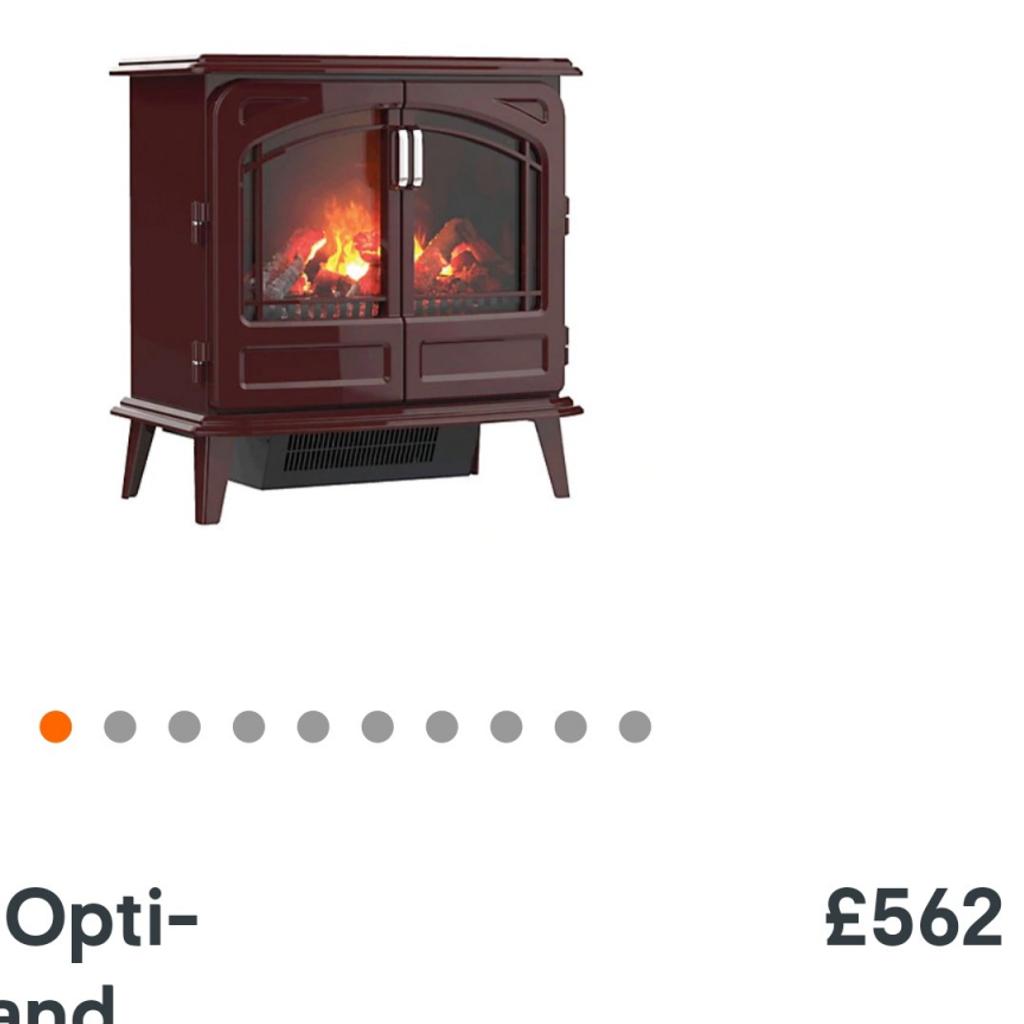 Dimplex OptiMyst Grand Rouge Cast enamel eff in West Lancashire for £