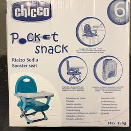 Chicco Pocket Snack Sitzerhöhung in sehr gutem Zustand in der Originalverpackung zu verkaufen im 21. Bezirk.