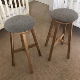 Practically new, no major scrapes or dents, come with the stool covers. Pick up, rochester ME12DA or can deliver locally, please note they look slightly lighter in life and they are tall, suitable for a breakfast bar.
Any questions feel free to ask