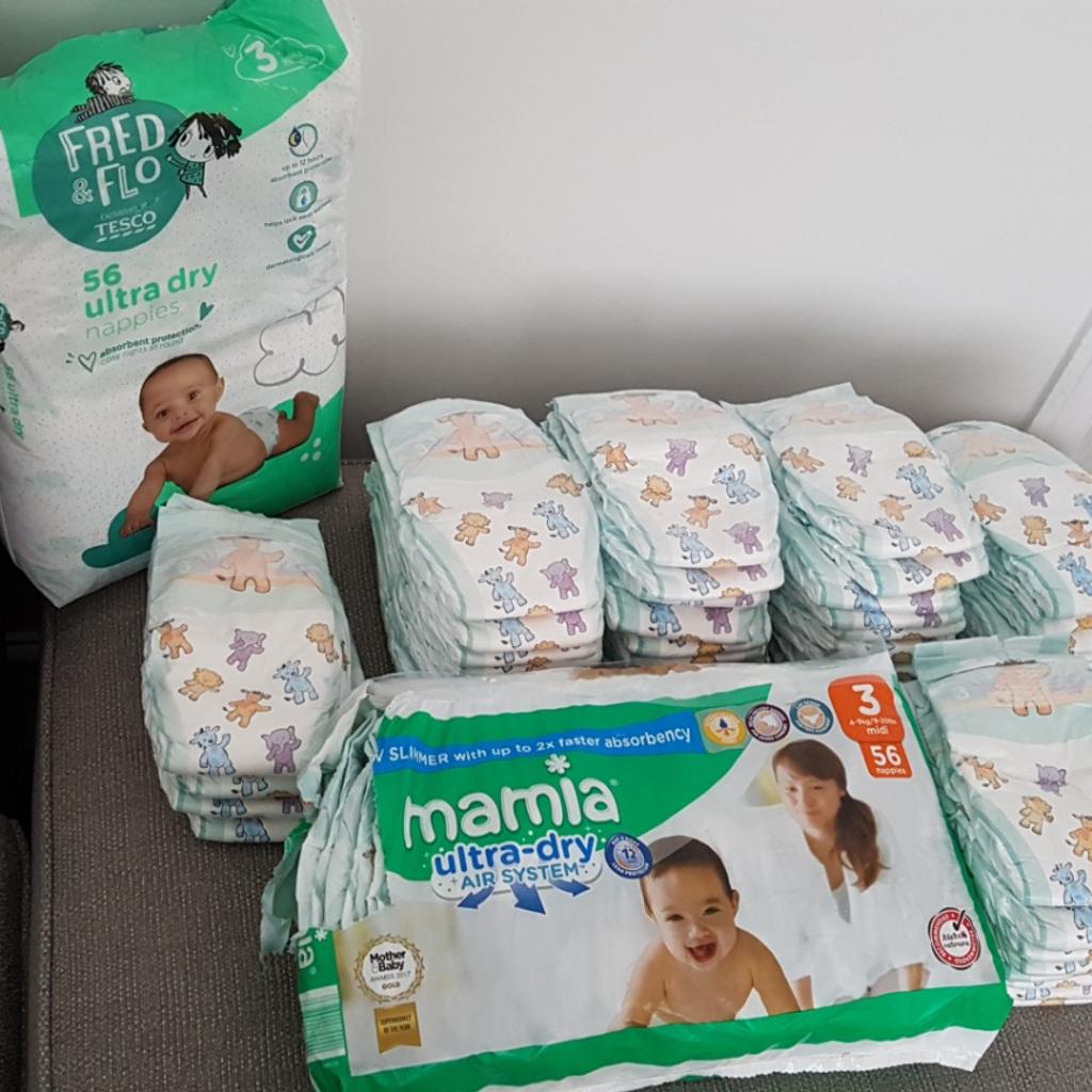 Fred and flo hot sale size 3 nappies