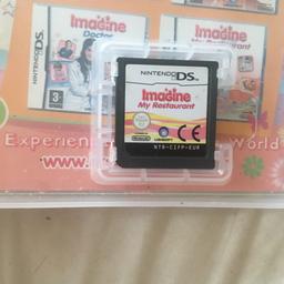 Imagine my restaurant ds game collection only from b14 or can post for an extra £1