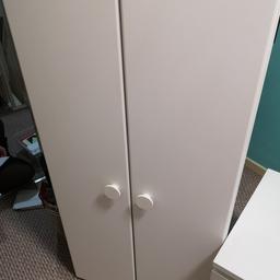 Width: 60 cm

Depth: 50 cm

Height: 128 cm

Excellent condition
Small kids wardrobe, ideal for under a high sleeper Hinckley collection
£35