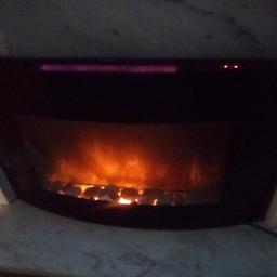 wall mountable electric fire in good working condition collection only