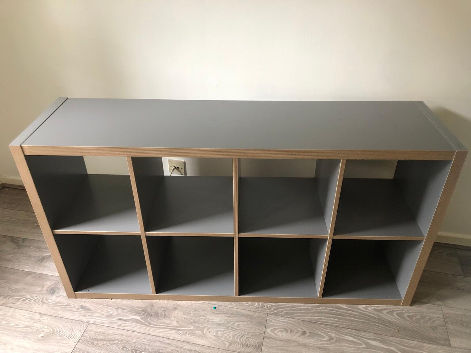 Ikea Kallax Shelving Unit Grey Wood Effect In W10 Chelsea For £20 00