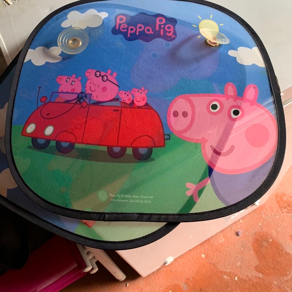 Peppa pig car window shades in HX3 Calderdale for 5.00 for sale