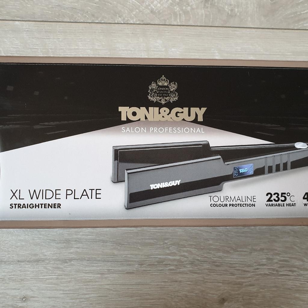 Toni and guy salon professional outlet xl wide plate hair straightener