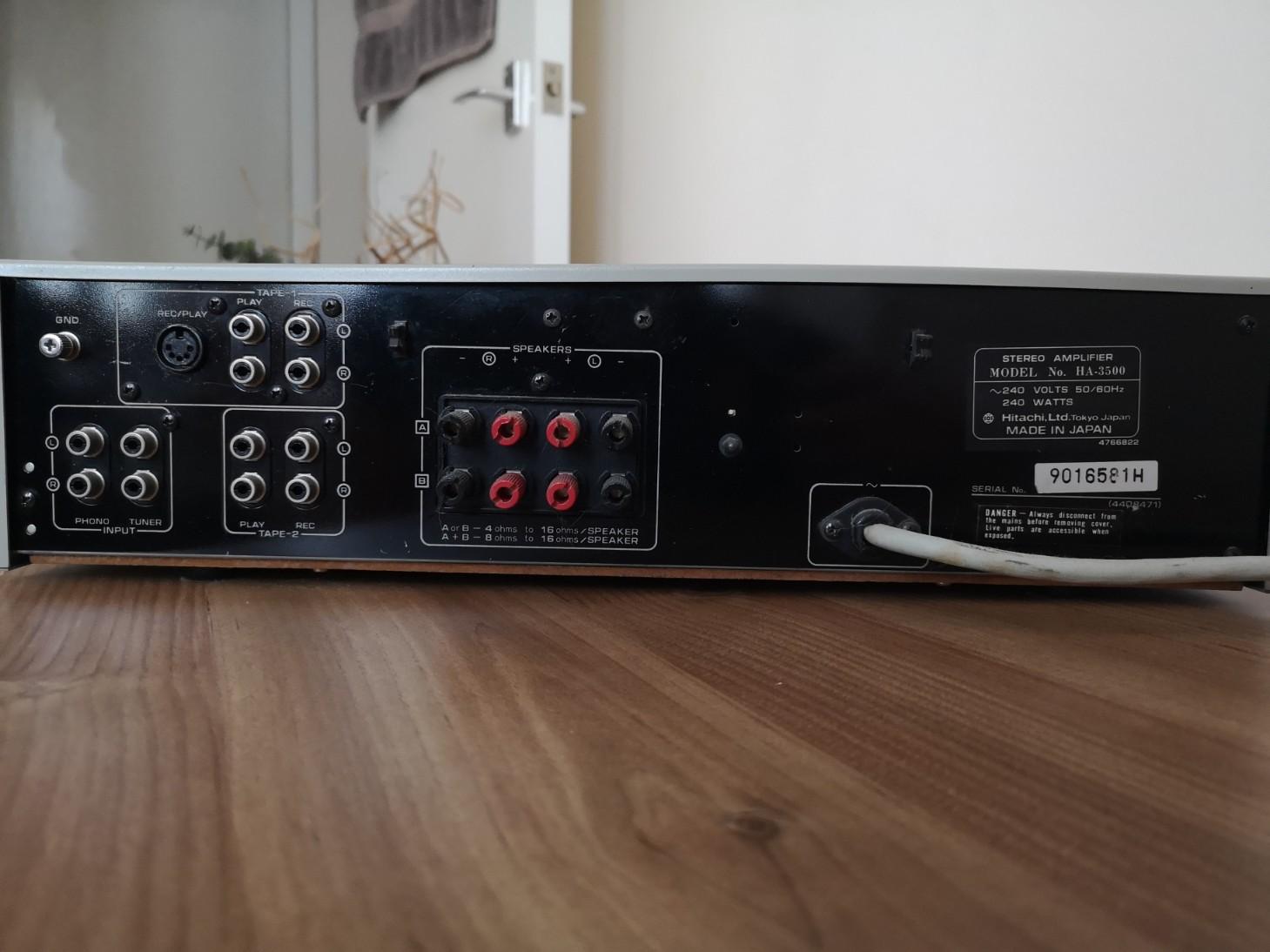 Hitachi HA-3500 Integrated Amplifier VU Meter in W10 Chelsea for £50.00 ...