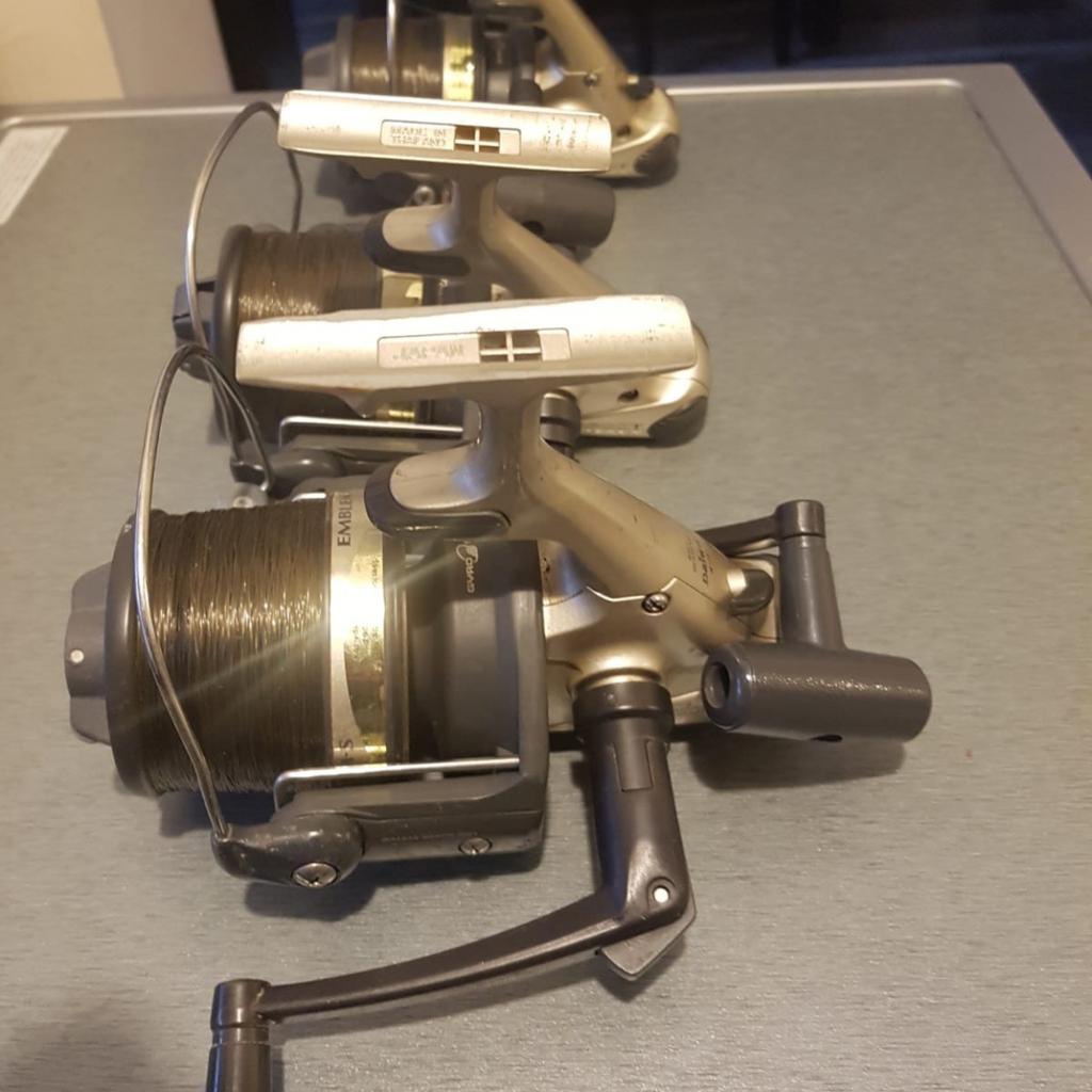 3x Daiwa emblems reels carp fishing in DY4 Sandwell for £90.00 for sale Shpock