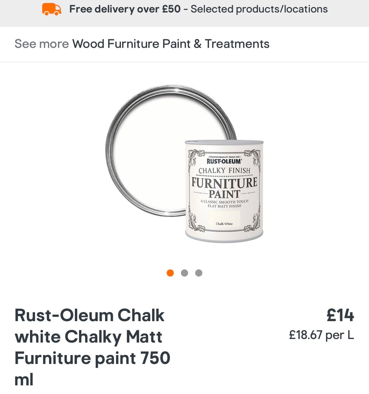 Rustoleum chalk paint and wax in Wolverhampton for £4.00 for sale Shpock