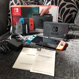 GREAT FOR A CHRISTMAS GIFT!
Boxed Nintendo Switch
Comes with as shown above
Good condition, fully working

Collection only