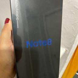 Sealed brand new unlocked Samsung Galaxy note 8 in 64gb, midnight black.
Any questions please ask - Thank you