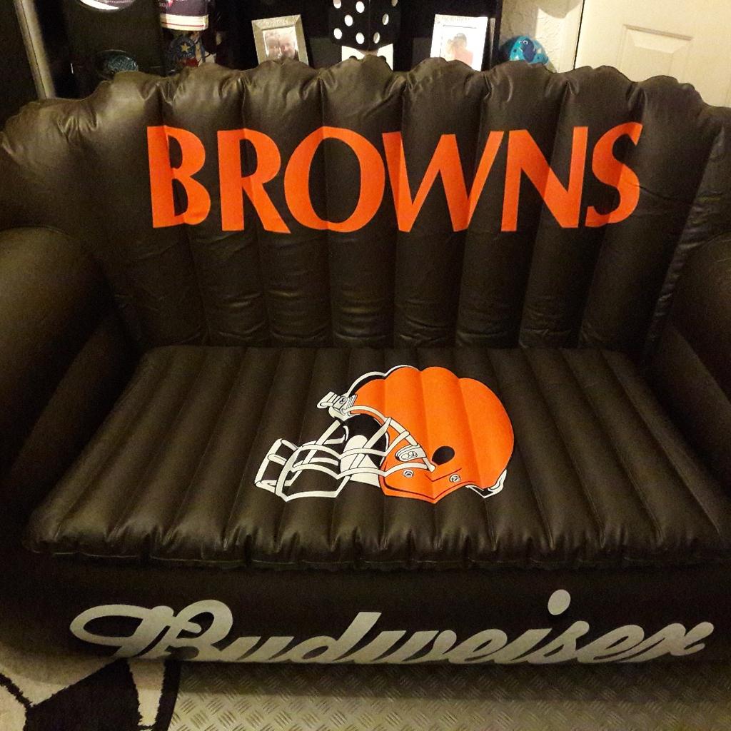 Budweiser Cleveland Browns Inflatable Couch