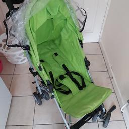 Lovely bright like green pushchair for sale. No rips or stains. Multi recline backrest and adjustable straps. Comes with raincover. Good condition, fully functional.
Collection from Fallings Park WV10 
Local delivery may be possible.