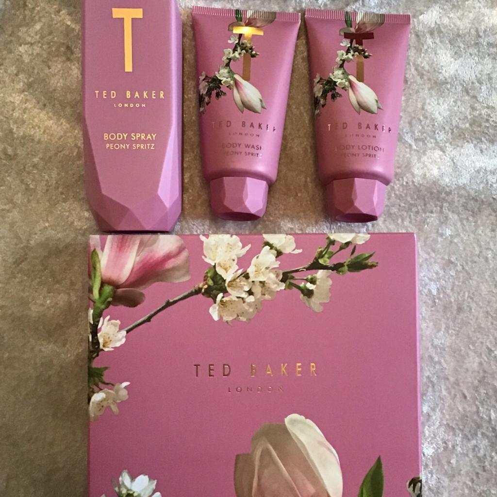 Ted Baker!New&boxed Peony body 4piece Giftbox in S40 Chesterfield for £