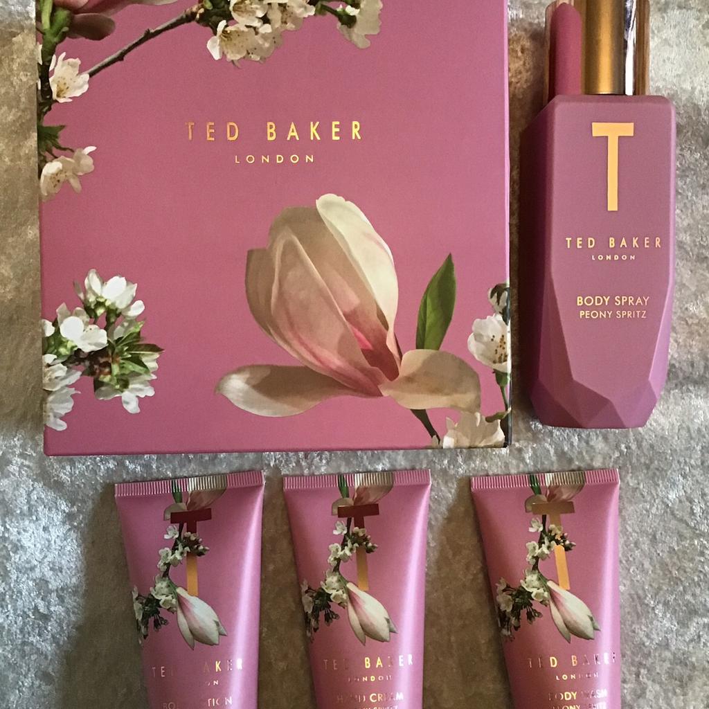 Ted Baker!New&boxed Peony body 4piece Giftbox in S40 Chesterfield for £