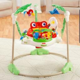 Rainforest Jumperoo 
Excellent condition battery cover missing however doesn't effect it at all 

Smoke and Pet free home 

Welcome to view before purchasing in person or via whatsapp video call.
