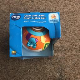Brand new vtech crawl and learn bright lights ball. Still in package never used