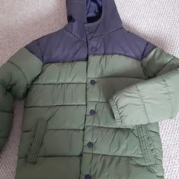 Green and Navy coat from Next for sale. Only been worn a handful of times. Age 5-6. Collection from Pelsall.
