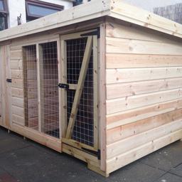 Brand new Extra Large Fully treated dog kennel and run £250 no offers, delivery and fitting available at extra cost.