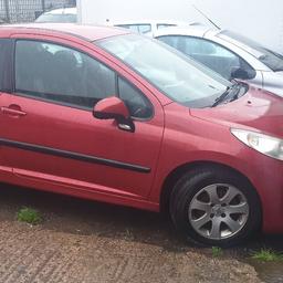 here I am selling a Peugeot 207 for spares or repairs mot ended in September good engine any questions  please message me 07929392969