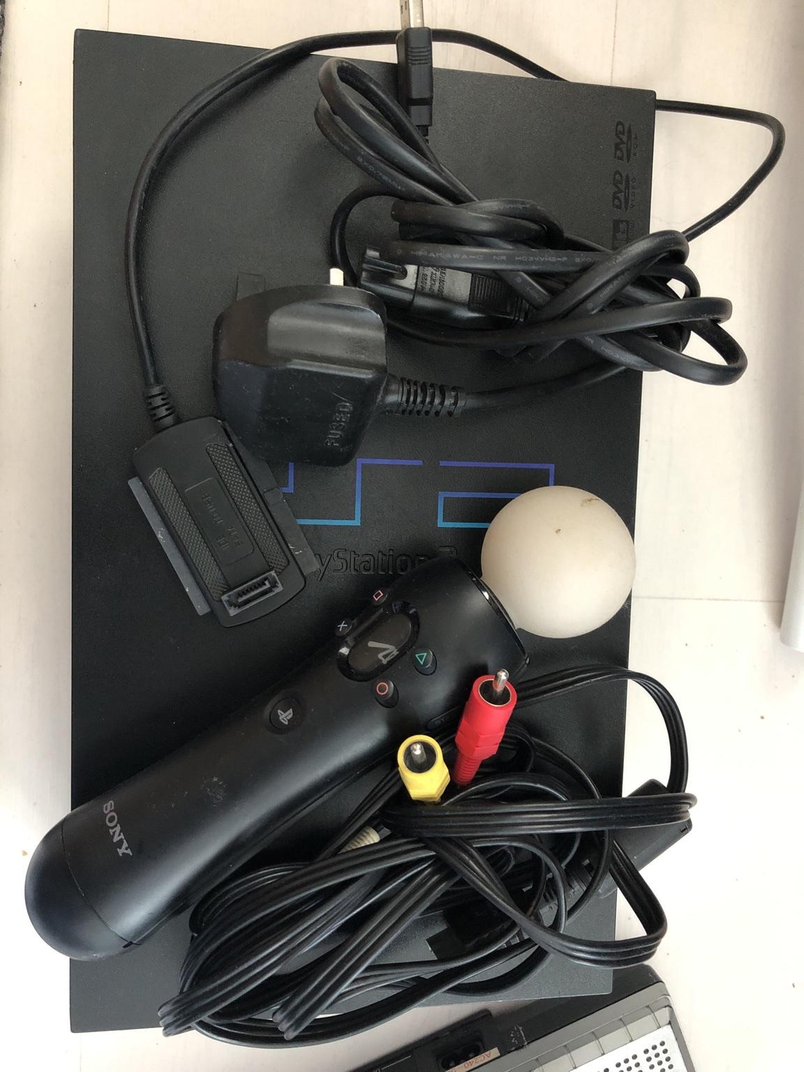 PS2 box with wires in RM8 Dagenham for £5.00 for sale Shpock