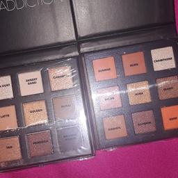 eyeshadow palettes 
no offers 
collection & local delivery charge 

postage charge