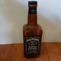 Large Oversized Plastic Bottle Jack Daniels Money Box Piggy Coin
 35cm x 11cm
A wonderful addition to any Jack Daniels collection
Good condition
cash on collection/pick up only