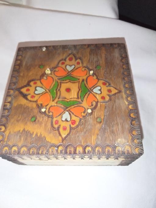 Buy & Sell Merseyside Liverpool - Photos for Vintage hand carved and painted trinket box