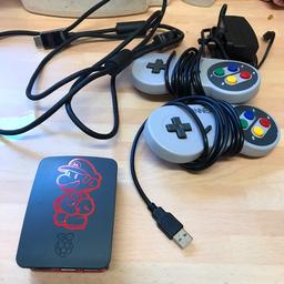 Raspberry pi3
Used only a few times comes with 2 controllers
HDMI lead and power cord
1000’s of retro games installed from all consoles such as
PlayStation
Mega drive
Atari
Commodore 64
SNES
Master system etc etc
£75 Ono