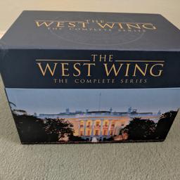 Complete DVD boxset The West Wing 

Box slightly dented on top left corner but other than that all in good condition.

Collection only.