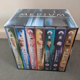 All 7 seasons of Medium.

Used but in good condition.

Collection only