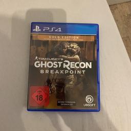 Verkaufe hier mein Gebrauchtes Ghost Recon Breakpoint Gold Edition für die Ps4