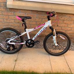 Excellent condition still being sold in Halfords for £275 
Only 18 months old
20” wheels
Suitable for 5-10 year old