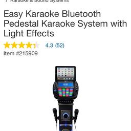 Selling my karaoke machine which will make a great asset to someone’s Christmas and new year paid £257 brand new looking for £175 Ono x